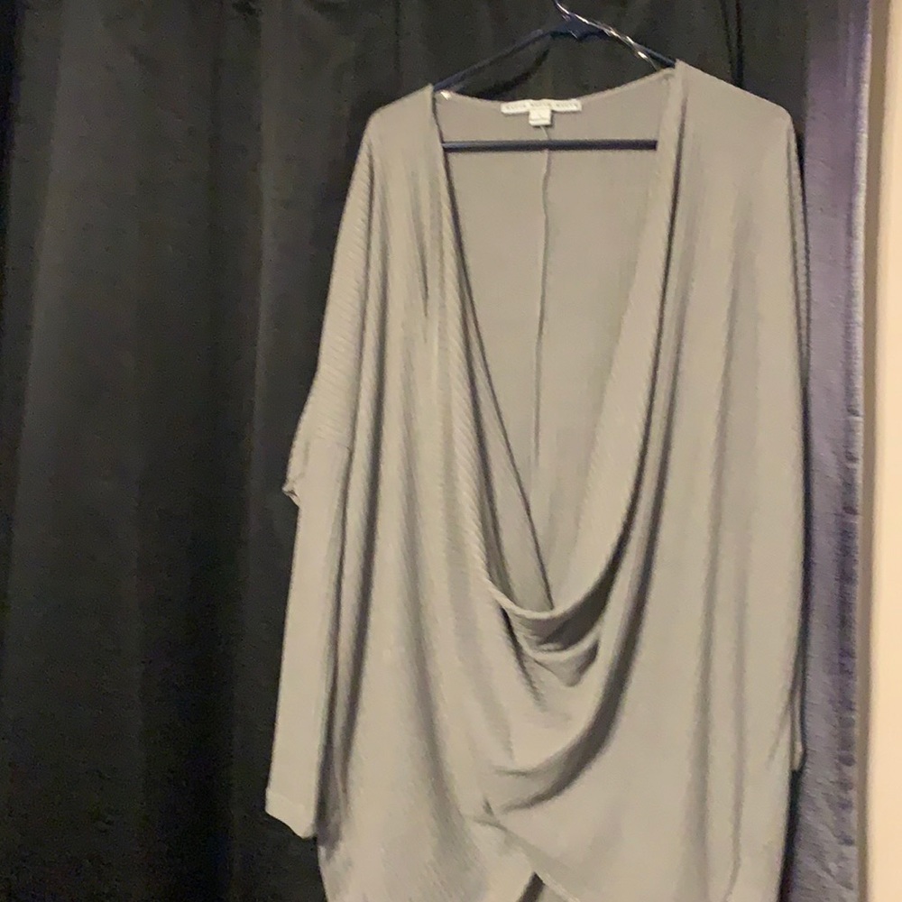 Grey long Cardigan/wrap